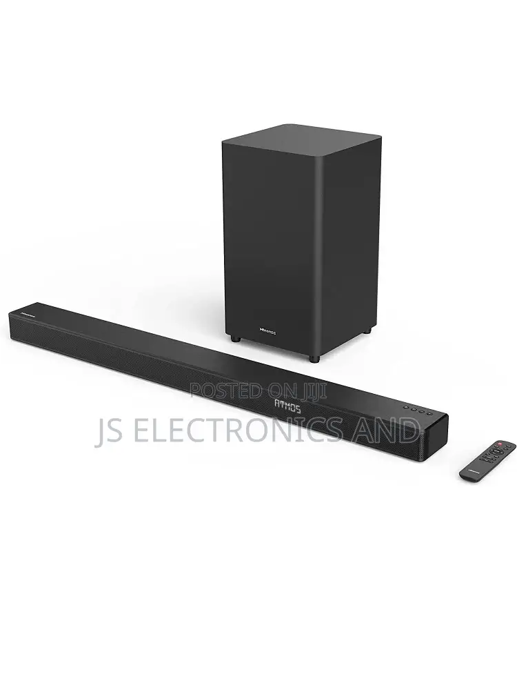 Hisense Soundbar 3.1 CH 300W With Bluetooth, and Wireless 