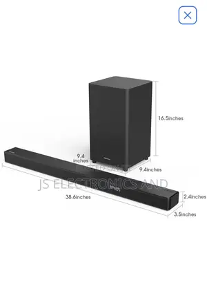Hisense Soundbar 3.1 CH 300W With Bluetooth, and Wireless 