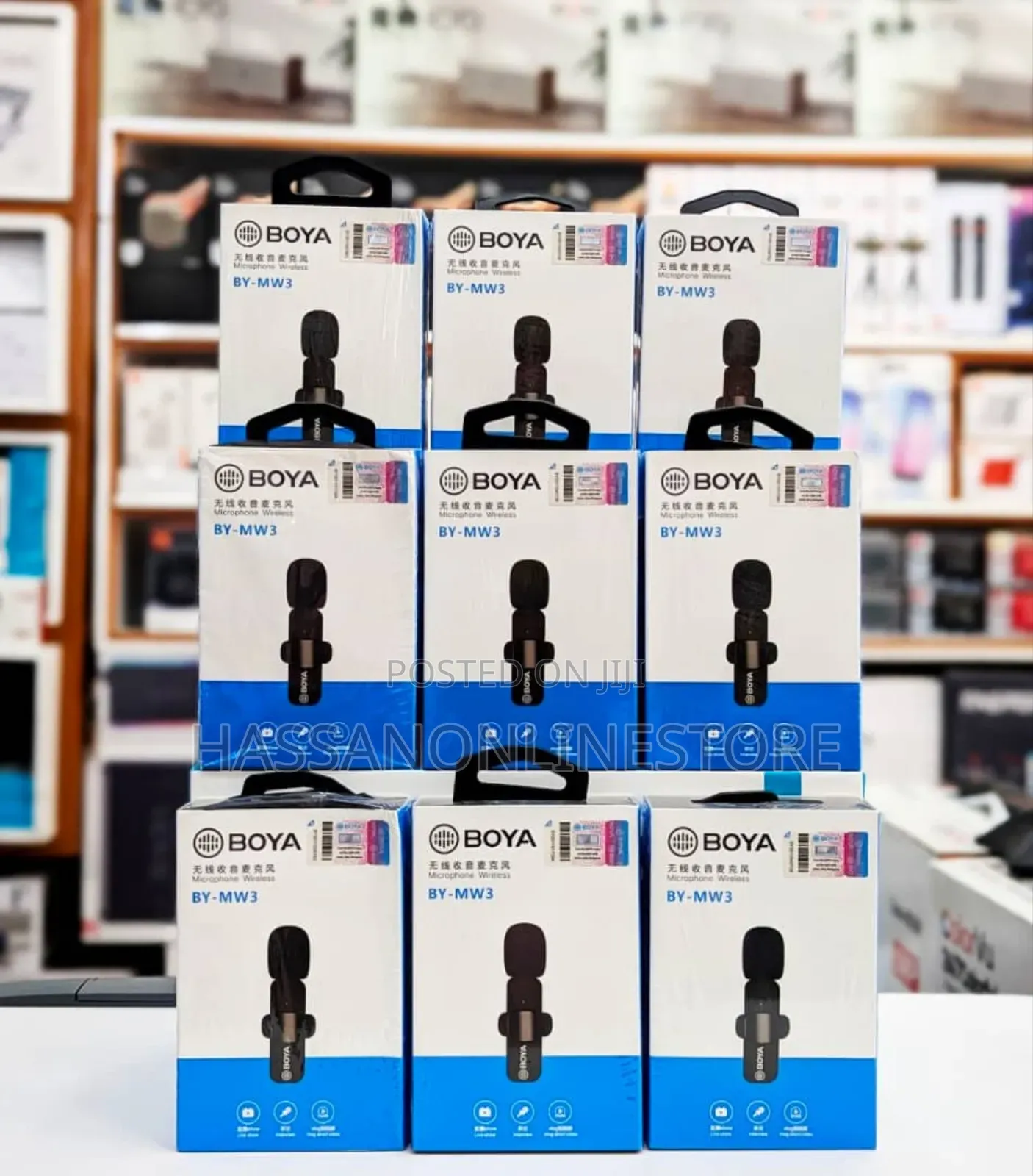 Boya BY-MW3 Wireless Microphone for iPhone Android User
