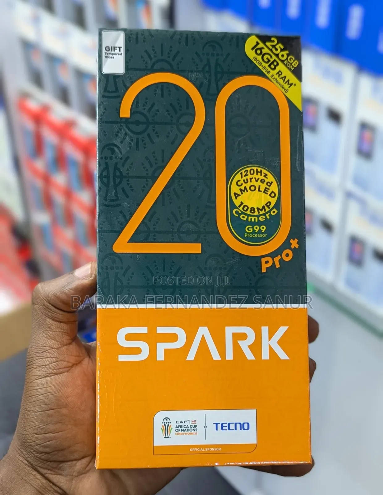 New Tecno Spark 20 Pro Plus 256 GB Gold