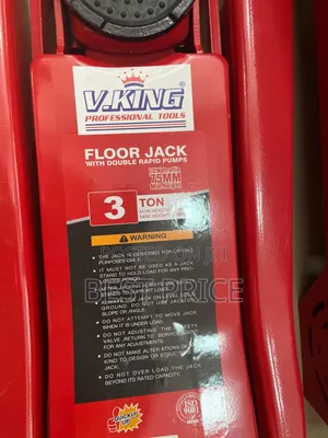 Floor Jack Double Rapid Pumps 3 Ton