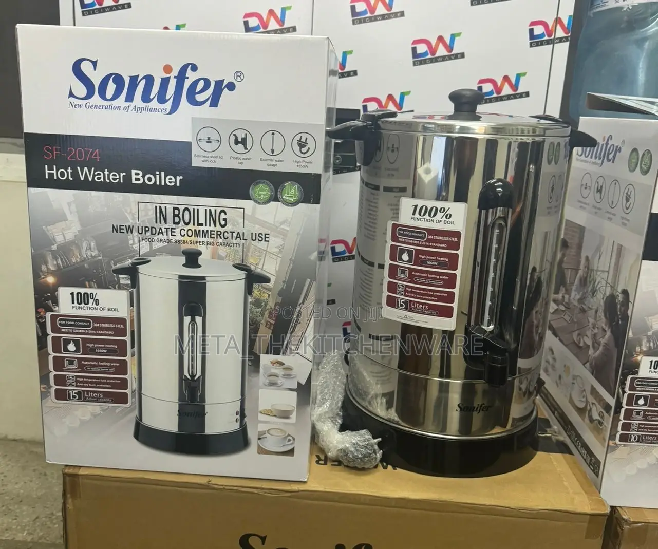 Sonifer Electric Water / Tea Boiler 15L