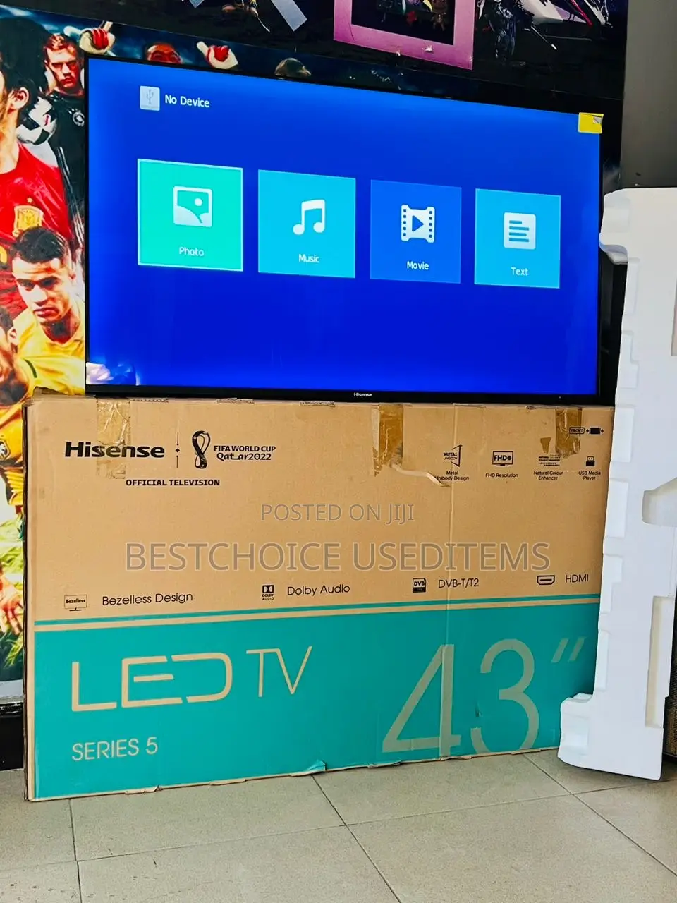Hisense LED Tv Inch 43 Badoo Mpyaa