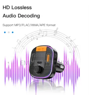 Y45 Car Charger | Smart Dual USB Ports | FM Transmitter Mp3