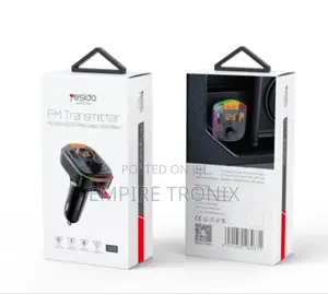 Y45 Car Charger | Smart Dual USB Ports | FM Transmitter Mp3