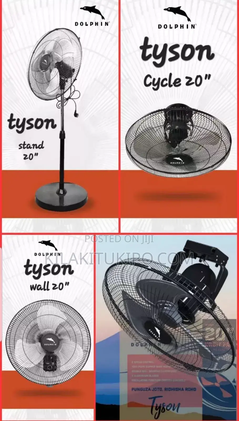 Tyson Floor Standing Fan 20 Size