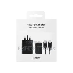 Samsung Fast Charger 45W 5A USB-C Power Adapter With Cable