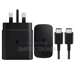 Samsung 25W Fast Charger1m C2C Cable 3 Pin