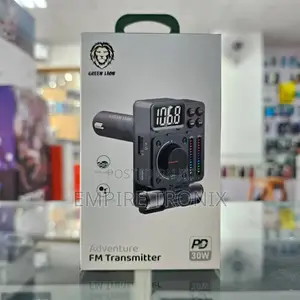 Green Lion Adventure FM Transmitter PD 30W | Charger- Green