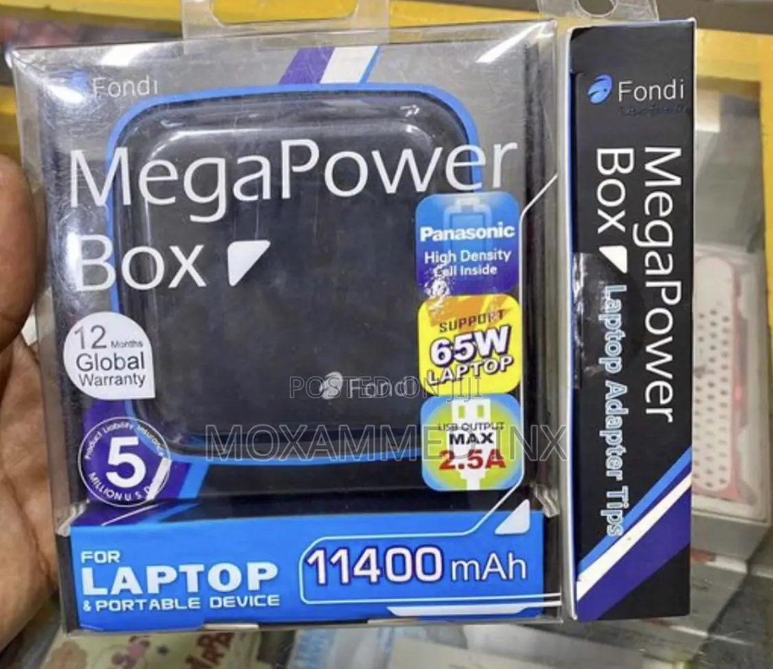 Power Bank Mega Power for Laptop and Mobile Phone