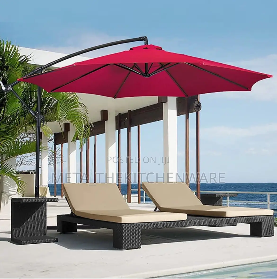 Garden Side Pole Umbrella