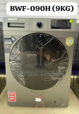 Bruhm Washing Machine 9kg Front Load BWF-090H