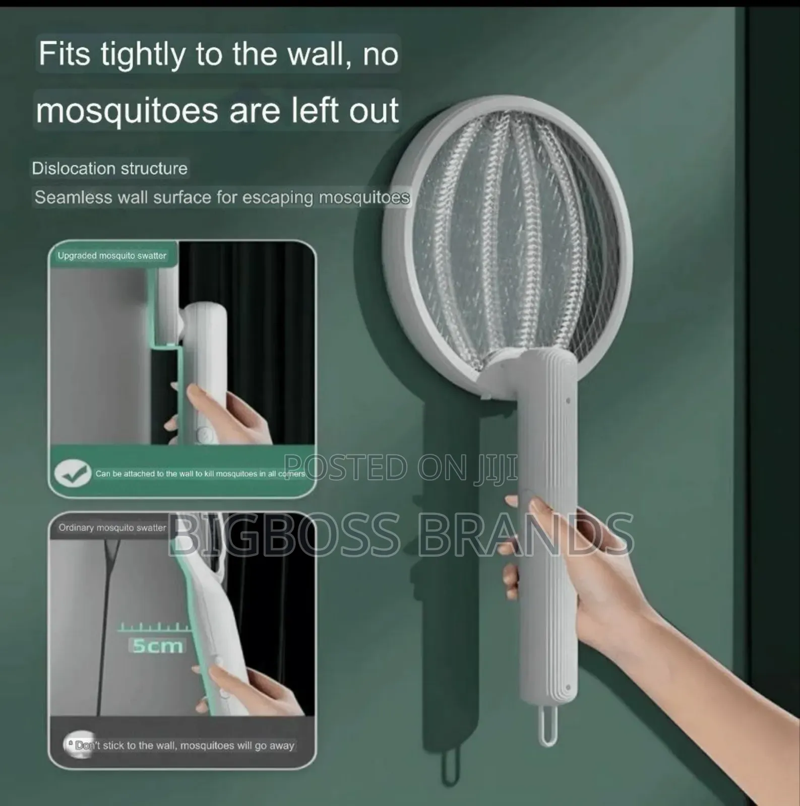 Folding Electric Mosquito Swatter