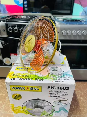 Power King Orbit Fan 16 Size