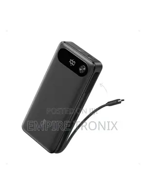 Anker Power Bank, 20,000mah With Built-in USB-C Cable