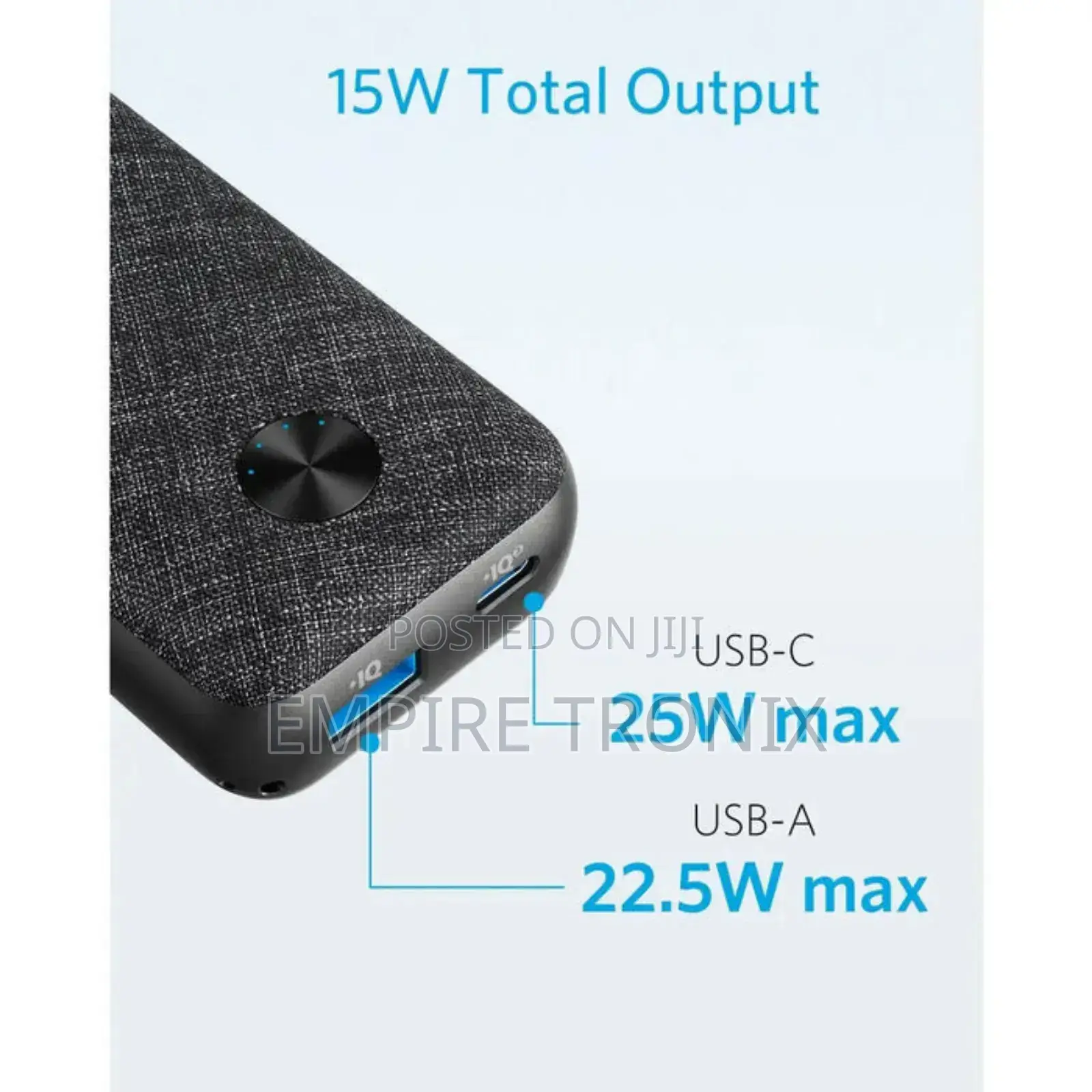 Anker Power Bank Metro 10000mah PD Fast Charger A1246