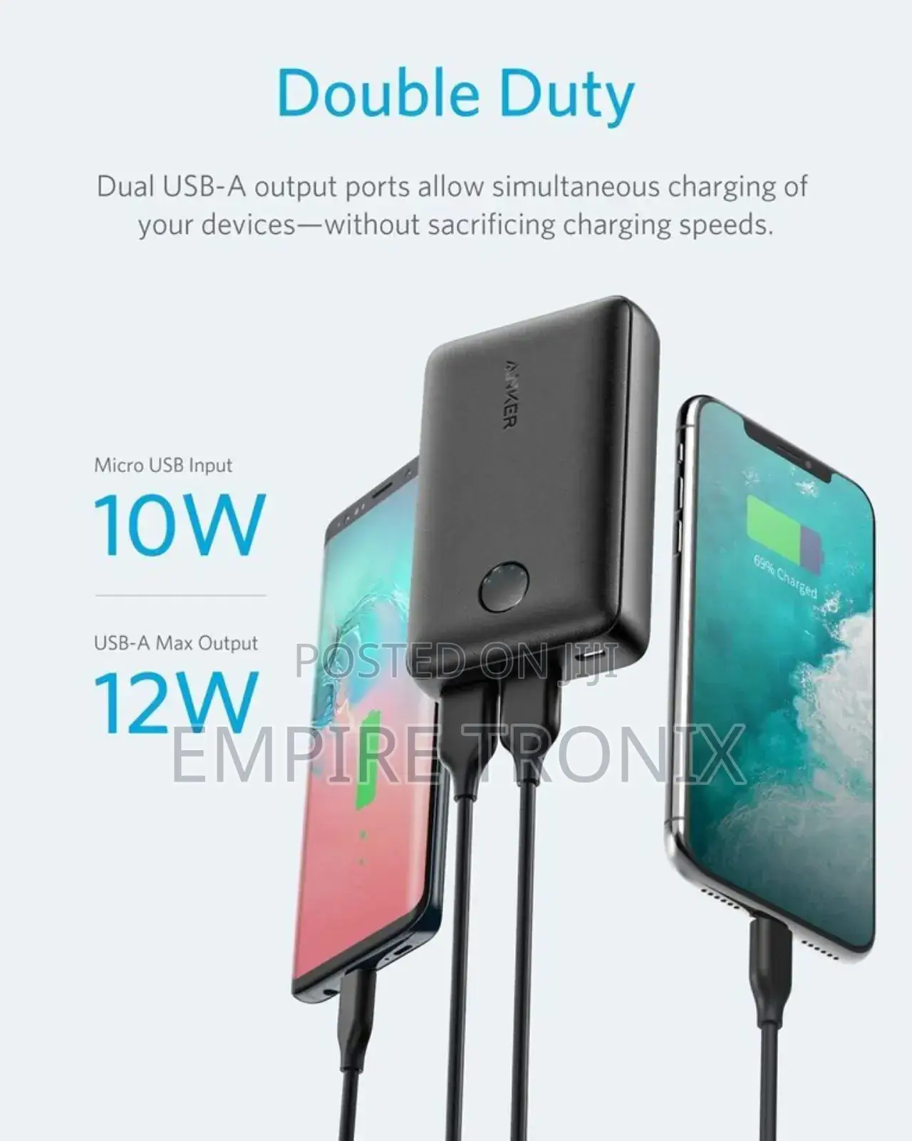 Anker A1223H1 Power Core Select 10000 Mah Power Bank