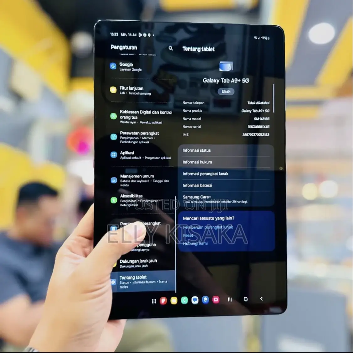 New Samsung Galaxy Tab A9+ 64 GB Black