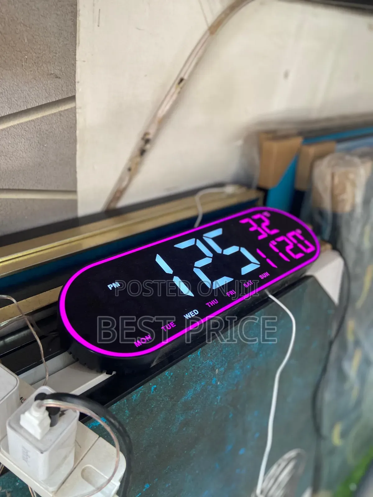 Jepsen Digital Wall Clock Remote Control