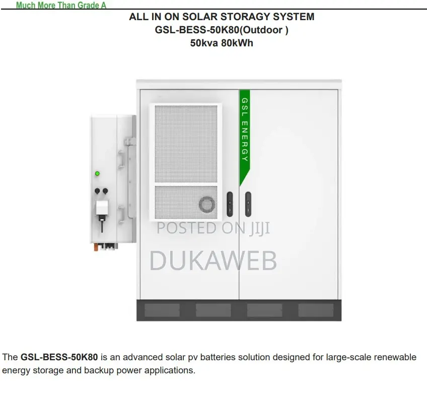 DEYE 50kva 80kwh Solar Generator