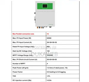 DEYE 50kva 80kwh Solar Generator
