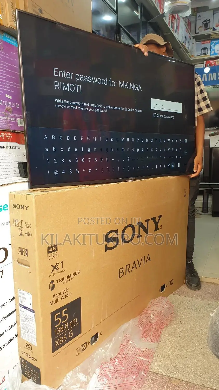 Sony Bravia Smart Android 4K TV 55 Inches