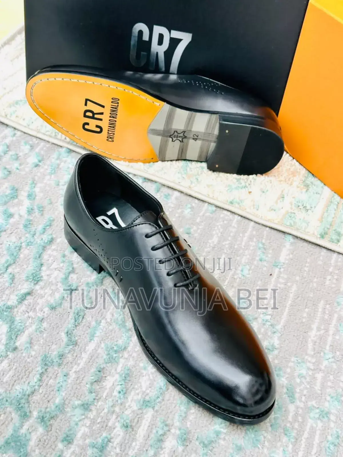 Cr 7 Pure Leather Shoes