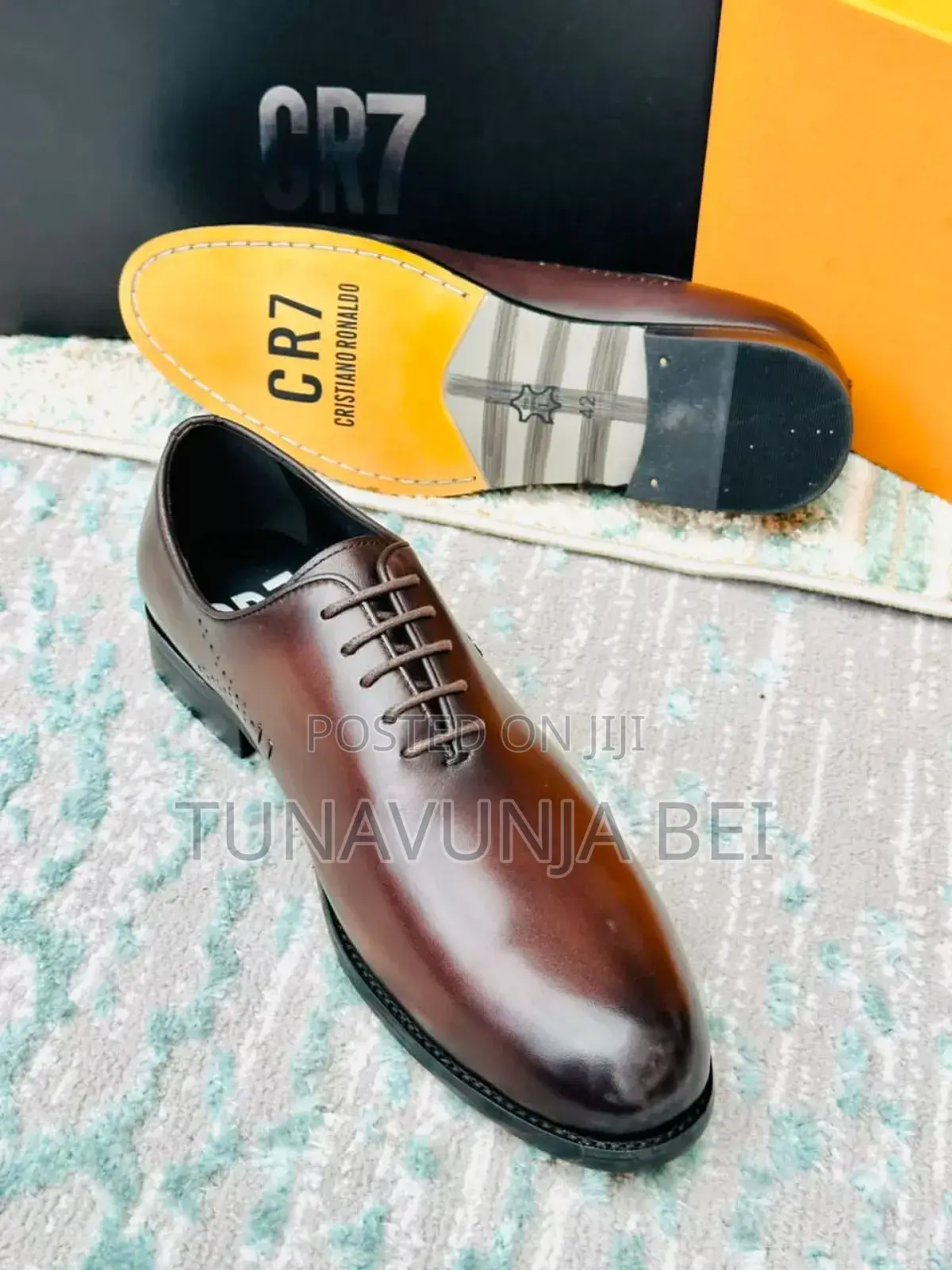 Cr 7 Pure Leather Shoes
