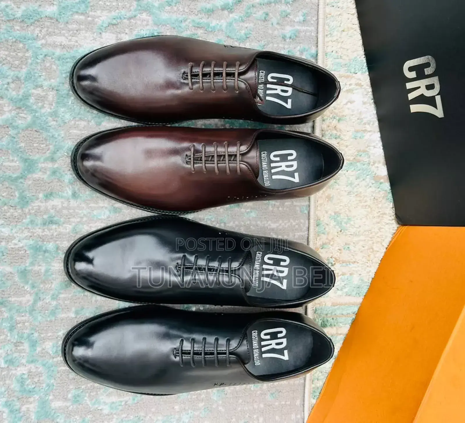 Cr 7 Pure Leather Shoes