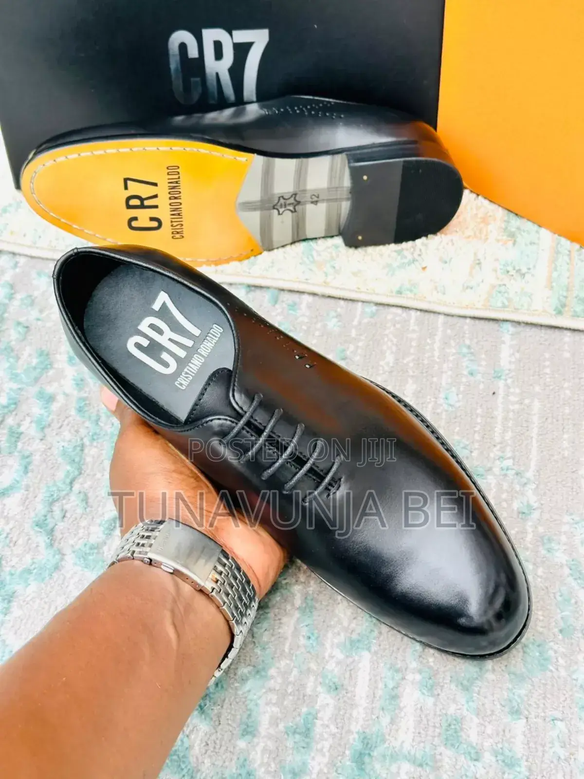 Cr 7 Pure Leather Shoes
