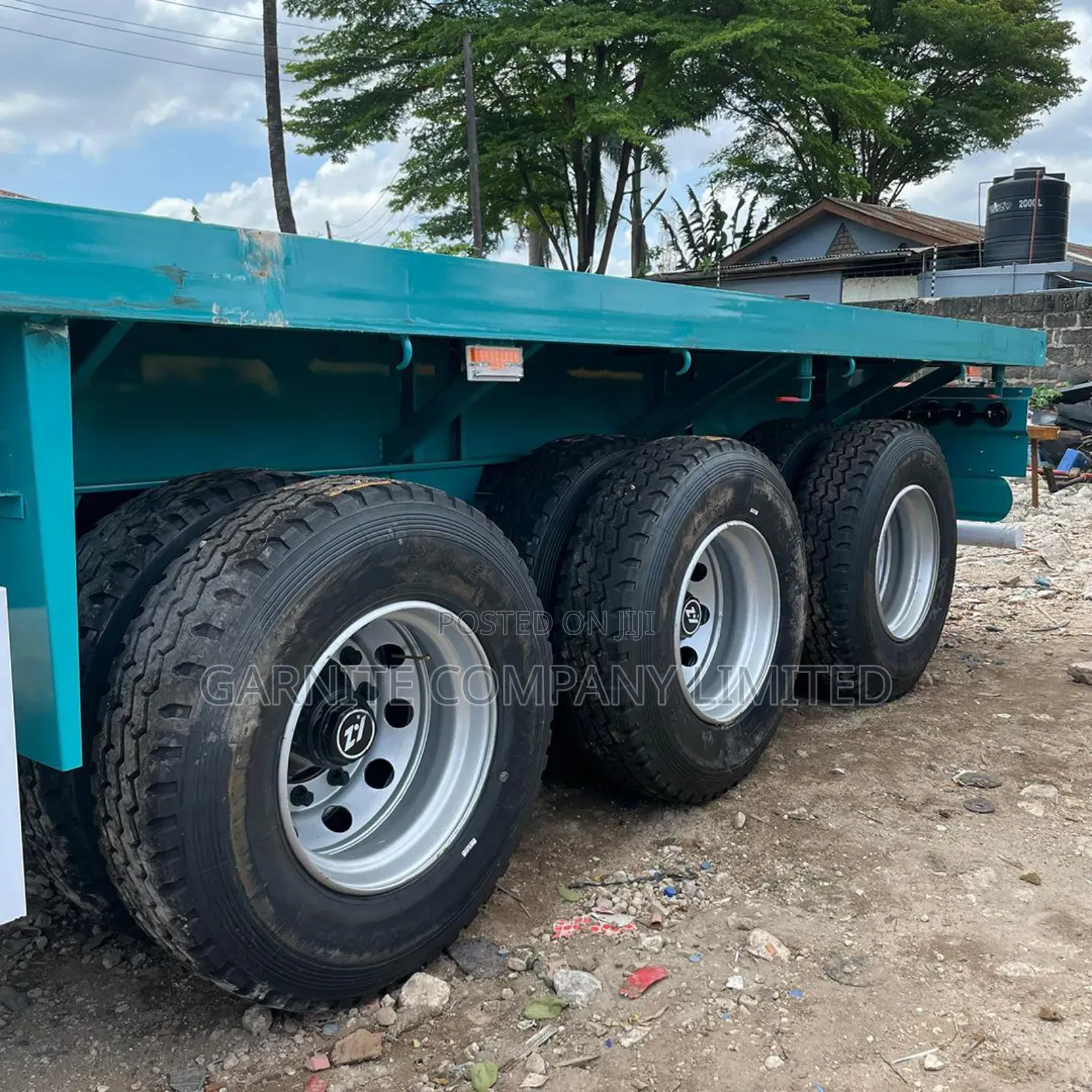 Brand New Flatbed Trailer INAUZWA Ipo Dar Es Salaam.