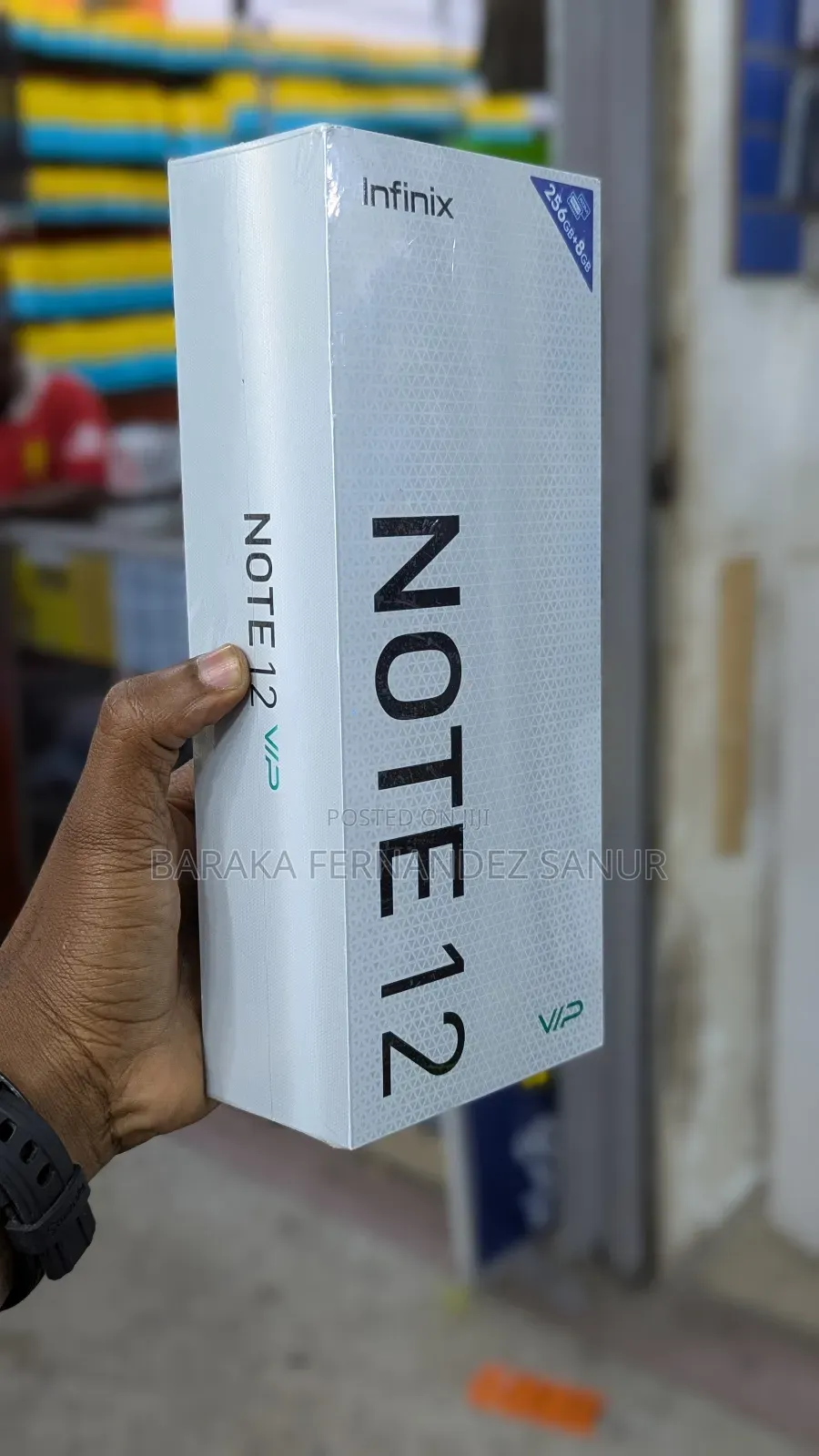 New Infinix Note 12 VIP 256 GB Black
