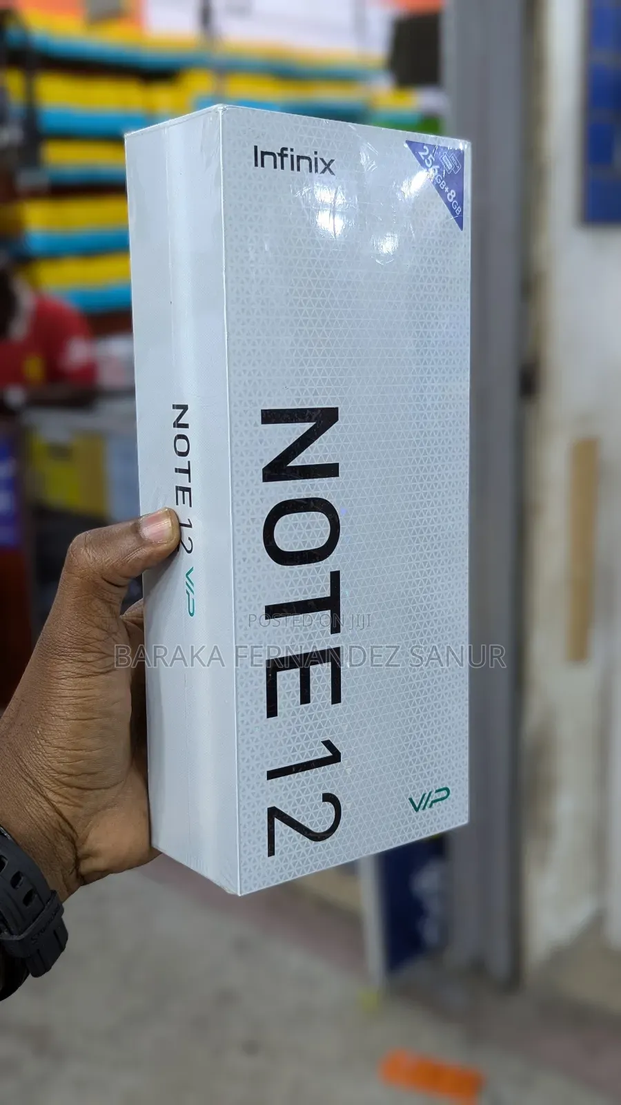 New Infinix Note 12 VIP 256 GB Black