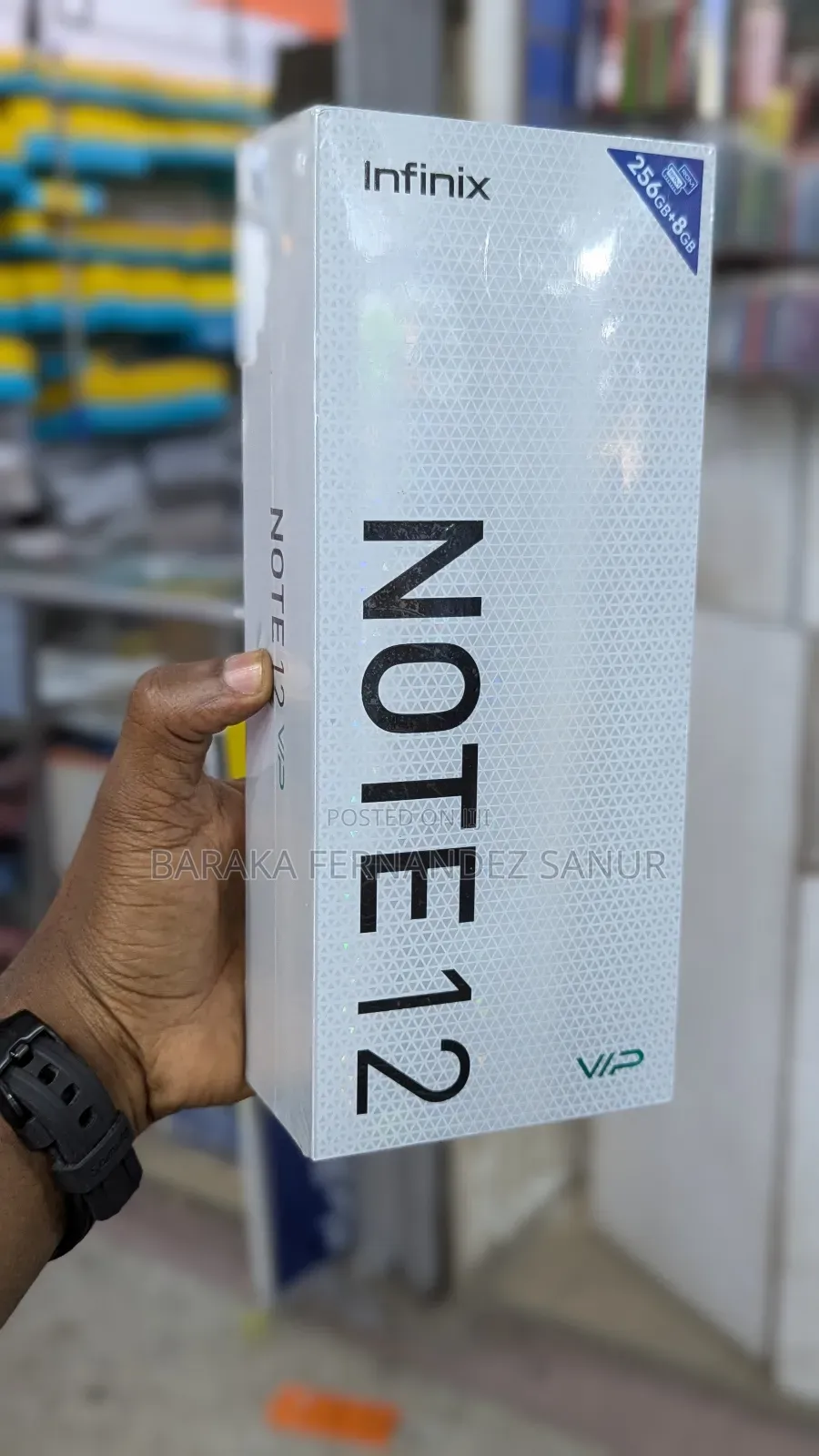 New Infinix Note 12 VIP 256 GB Black
