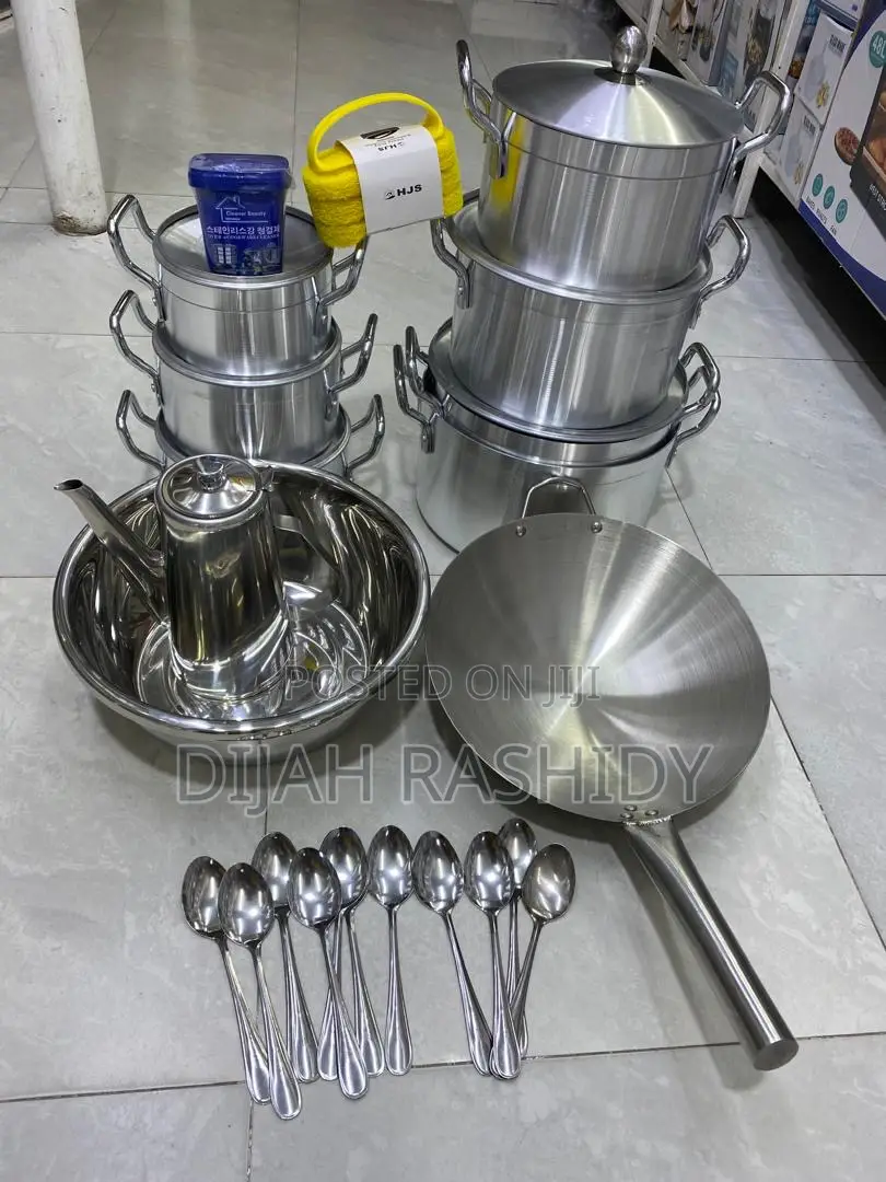 Stainless Cookware Full Set Available