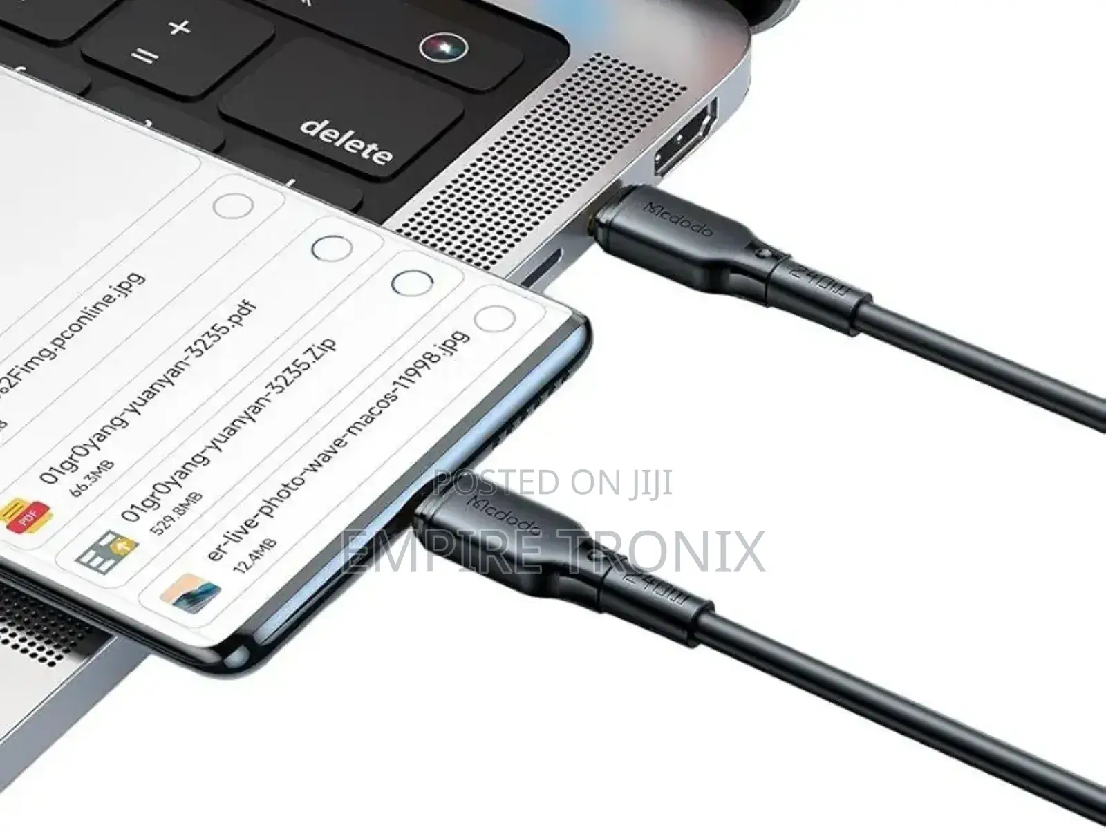 McDodo Ca-3311 2M Cable USB Type C to C 240W Data Pd 3.1