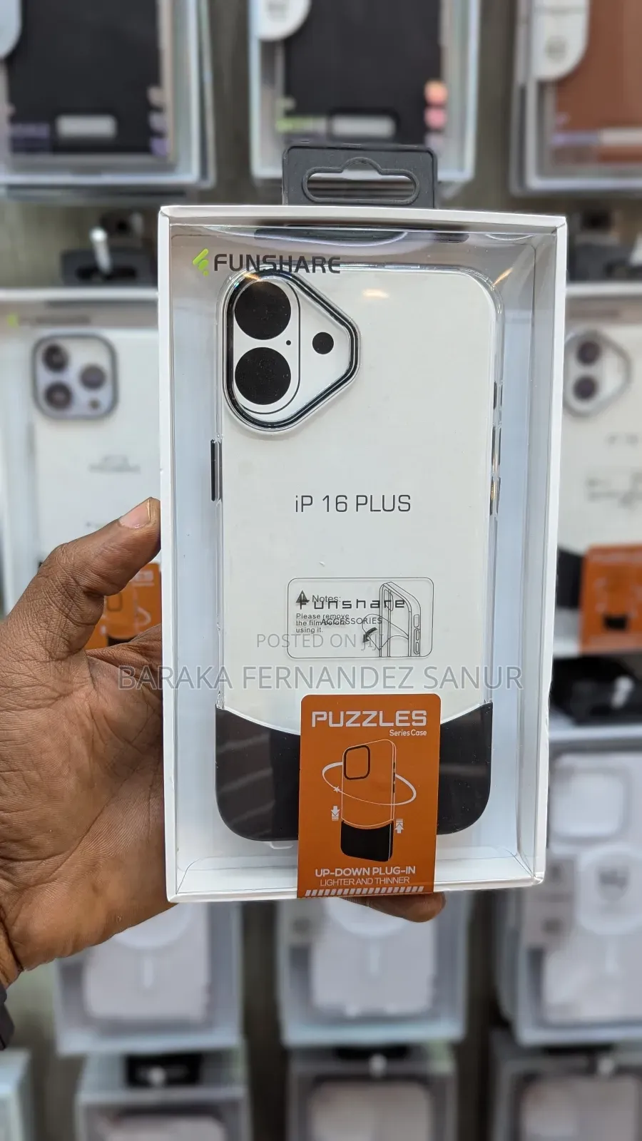 Puzzle Cover for iPhone 16 Plus