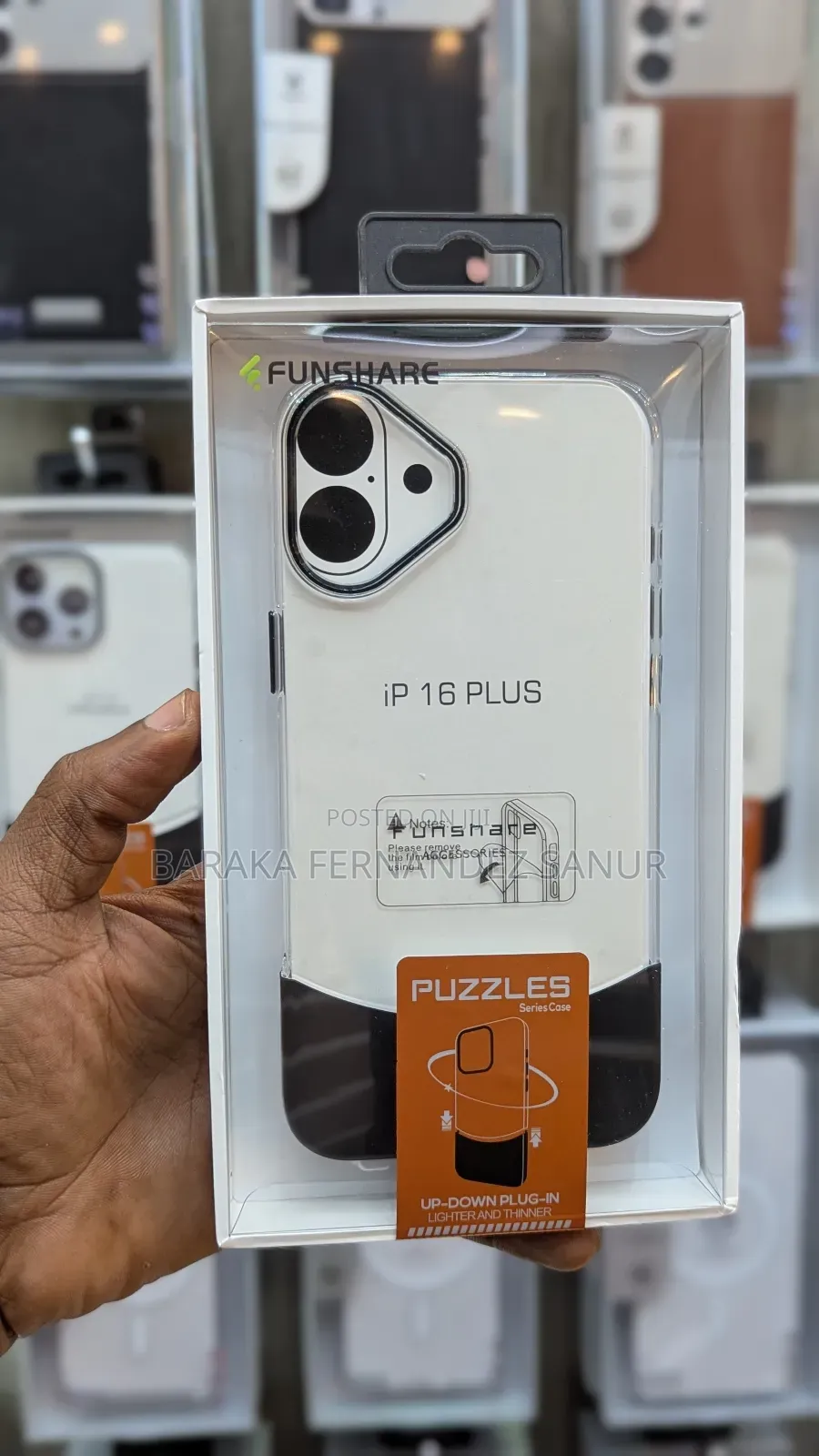 Puzzle Cover for iPhone 16 Plus
