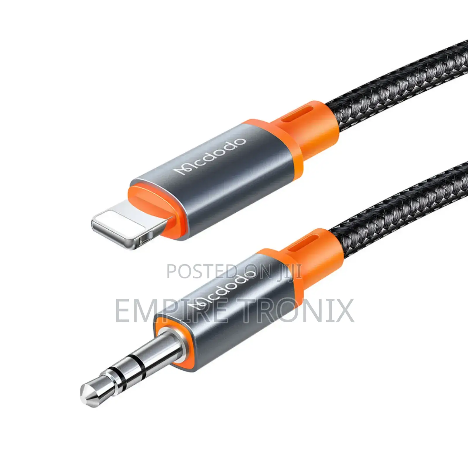 McDodo CA-0890 Lightning to 3.5mm AUX Jack Coil Cable 1.8m