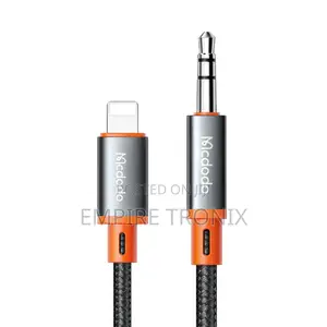 McDodo CA-0890 Lightning to 3.5mm AUX Jack Coil Cable 1.8m