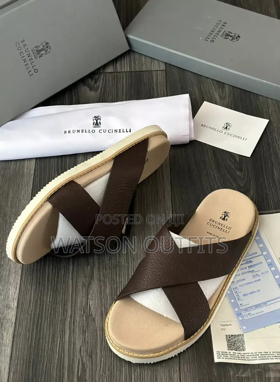 Brunello Cucinelli High Quality Men Sandals