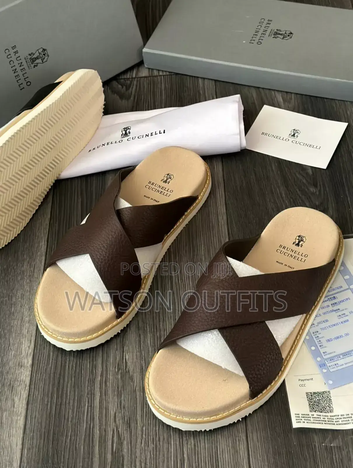 Brunello Cucinelli High Quality Men Sandals