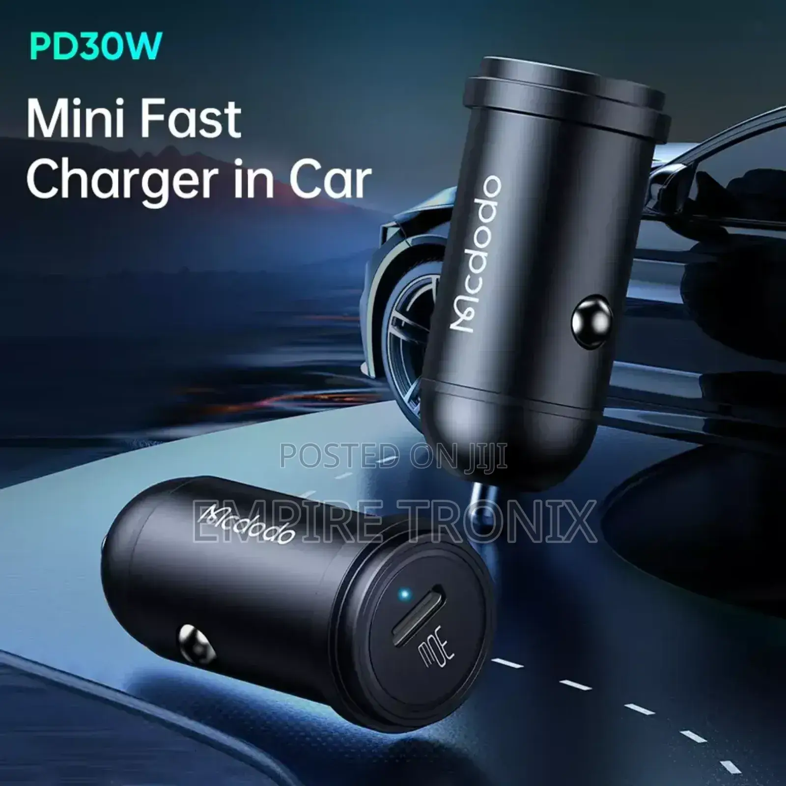 McDodo 30W USB C PD Fast Car Charger | CC-749