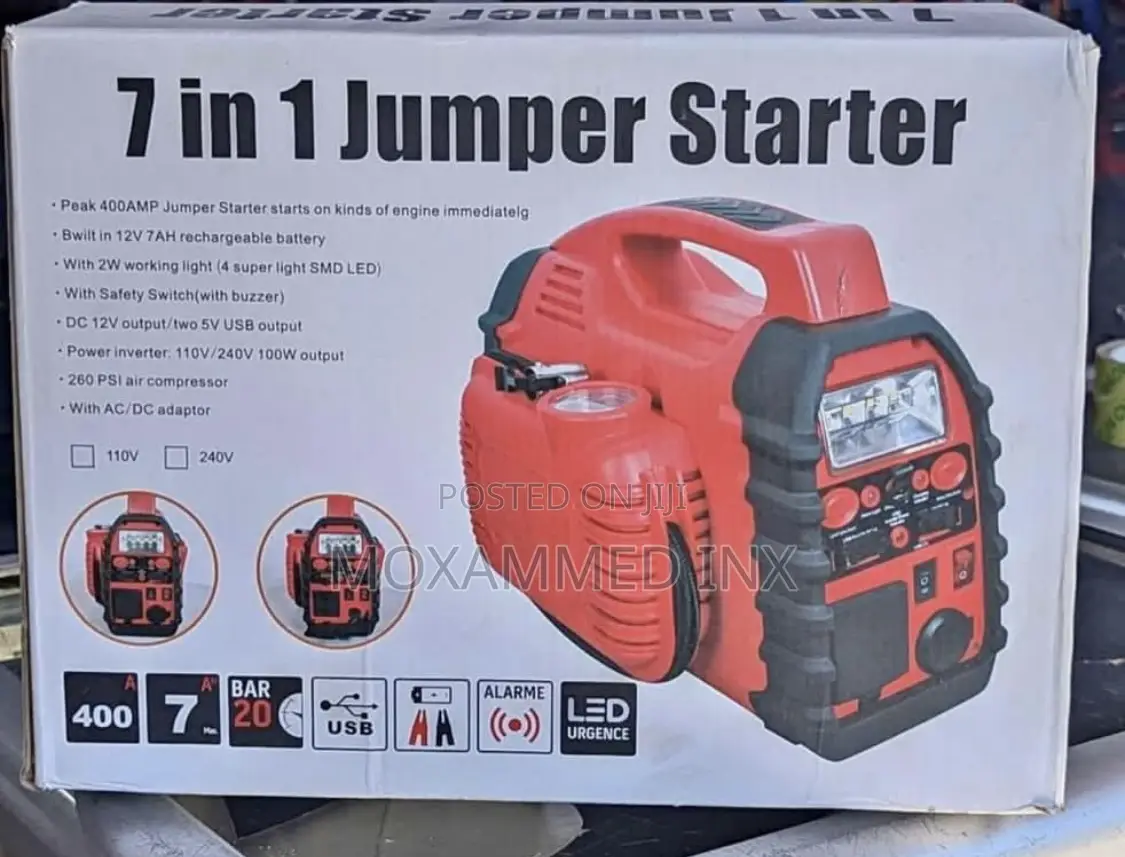 7 in 1 Jump Starter