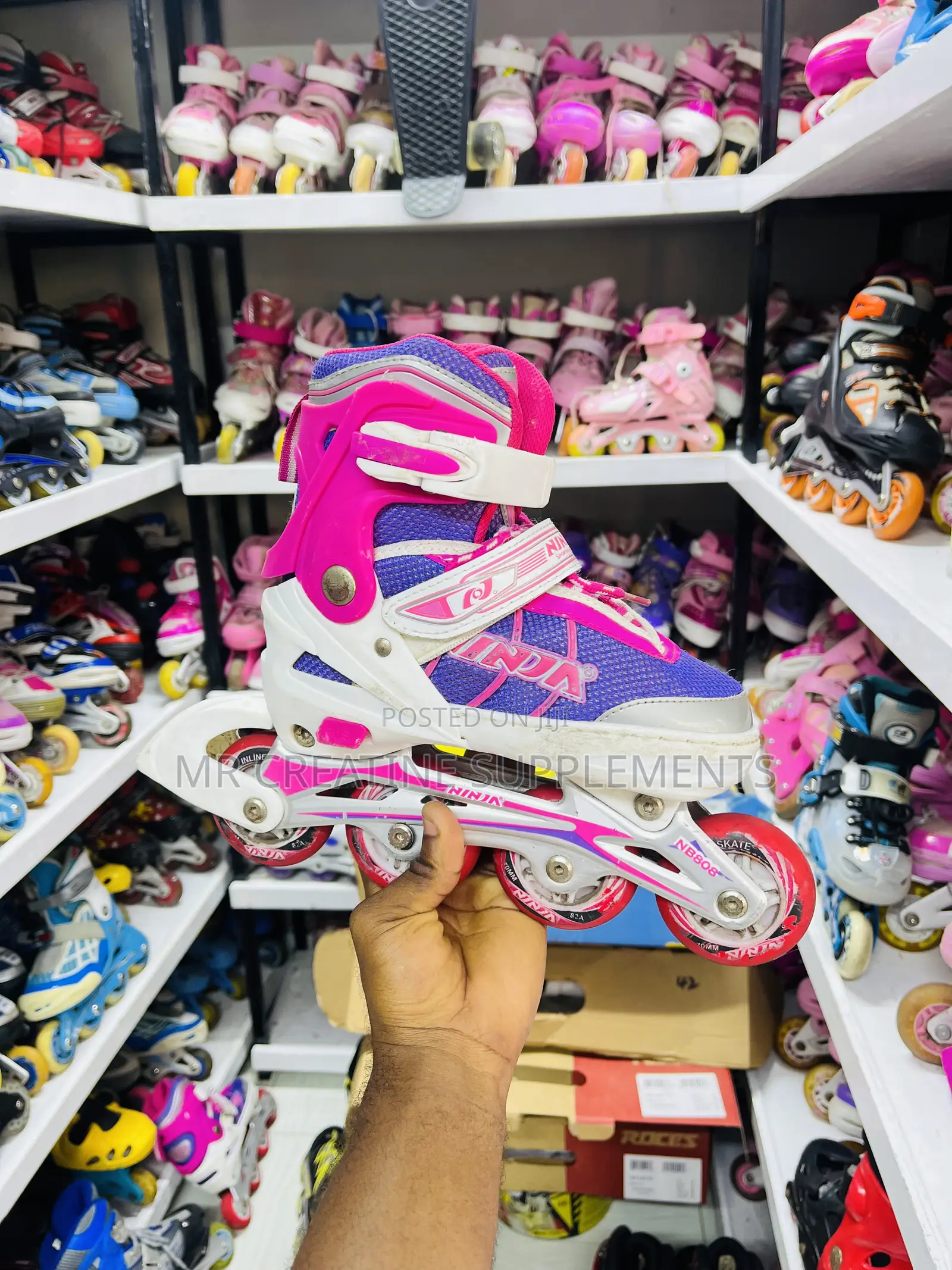 Roller Skates Pink Color