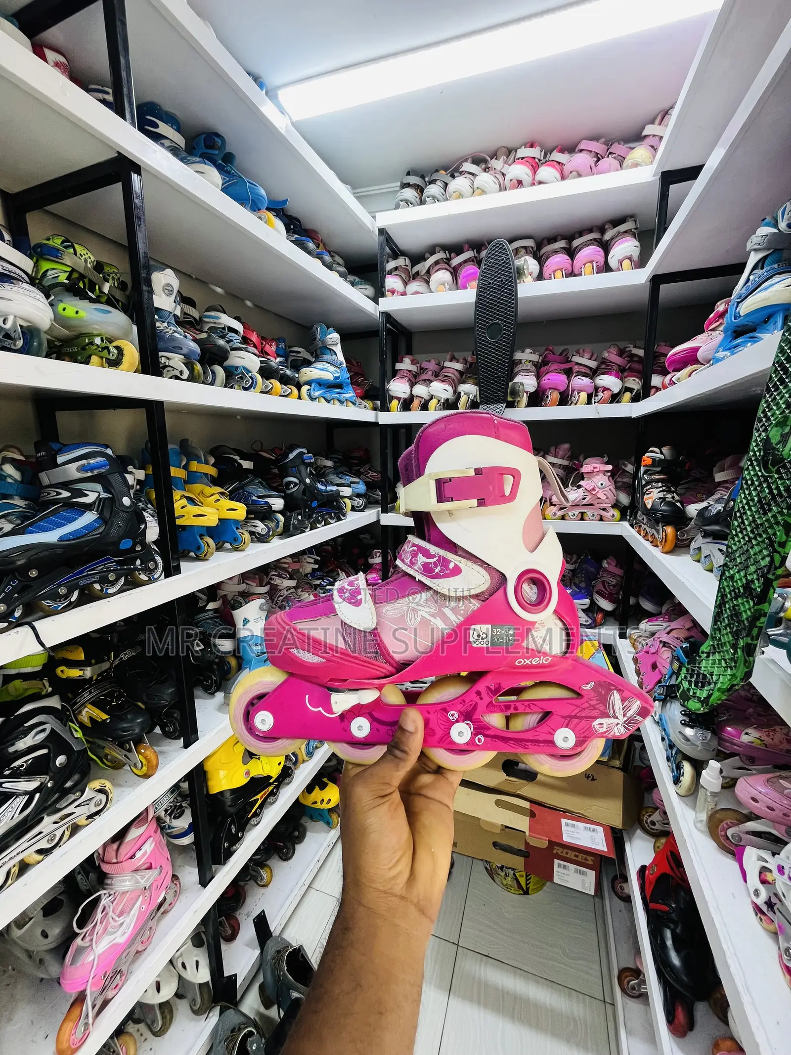 Roller Skates Pink Rem