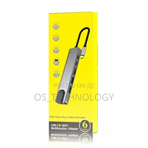  Original 6 in 1 Type C to Hdmi,Rj45,2 Usb,2 Type C