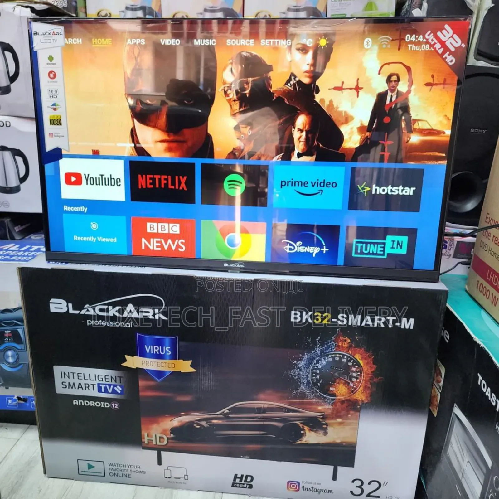 Black Ark 32 Inch Smart Android TV
