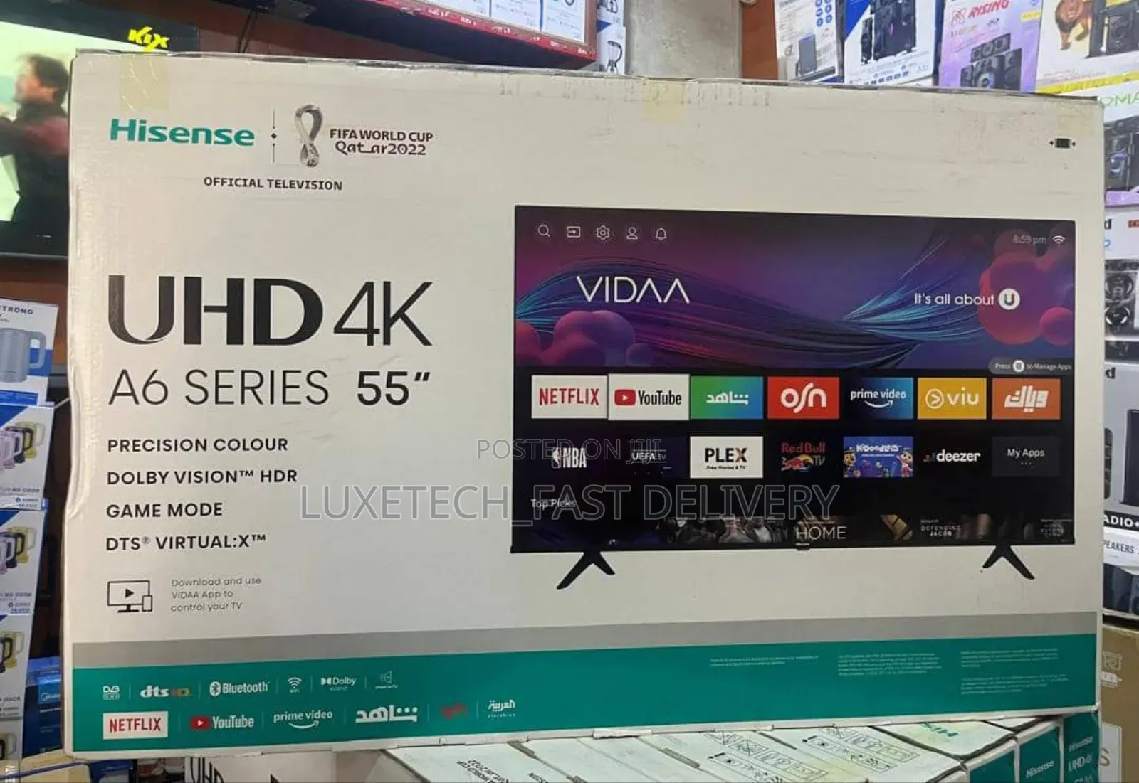 Hisense 55 Inches Smart Uhd TV HDR Colours
