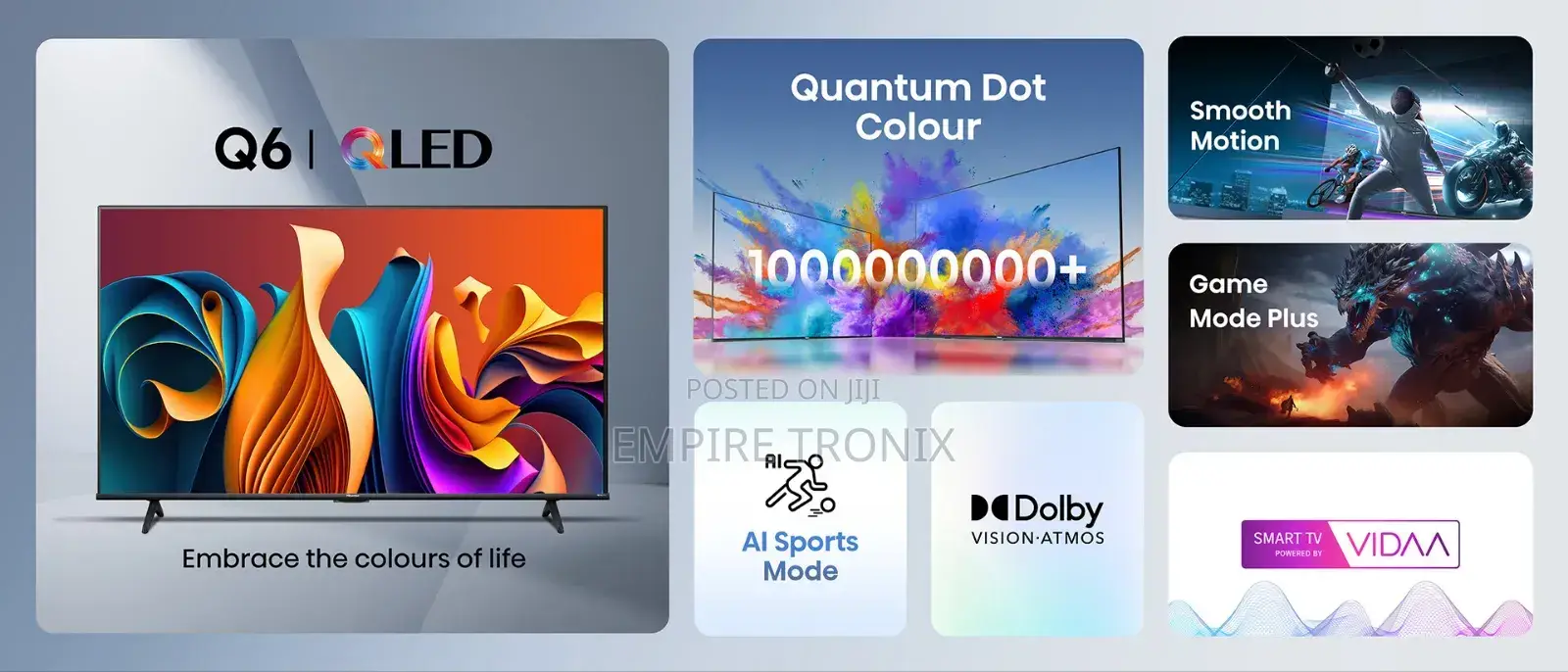 Hisense 65Q6N Qled Vidaa Smart TV